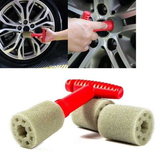 Car Wheel Brush Kit Auto Lug Nut Wheel Screw Clean Detailing Brush Cleaning Tool