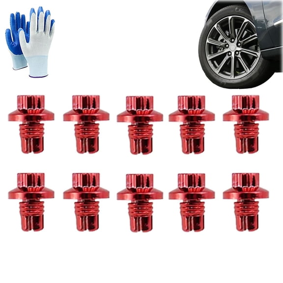 Car Wheel Car Rim Caps Rivets Lip Screw Bolt Tires Replacement Exterior Decorations Refits Wheel Rim Rivets Nut