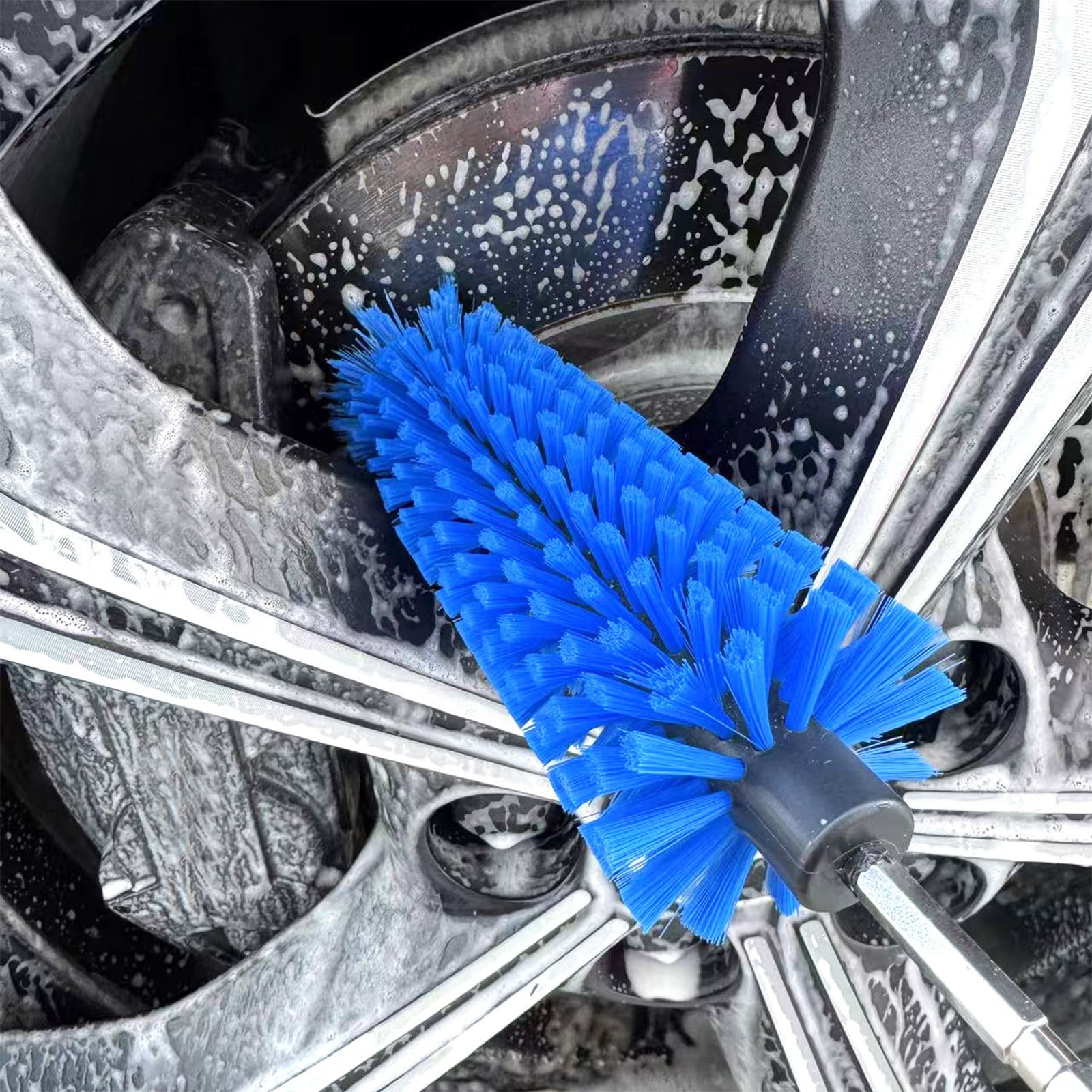 Car Wheel & Tire Cleaning Brush – Scrub Washer Tool For Rims, Effective Dirt Remover