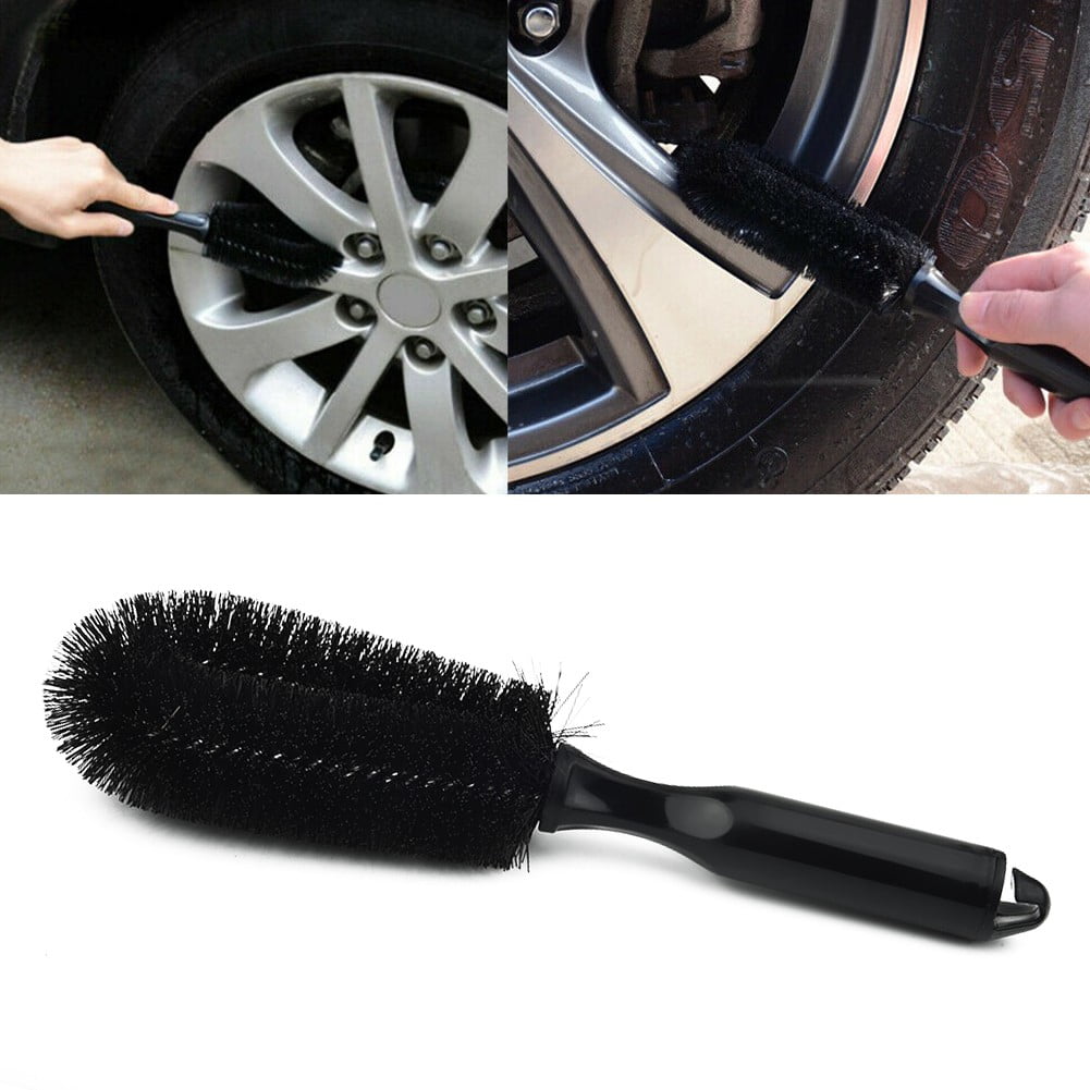 Car Wheel Tire Rim Brush, Rim Scrubber Supplies Cleaner Car Wash Equipment  Cleaning Tools Duster Car Accessories for SUV Car Motorcycle 
