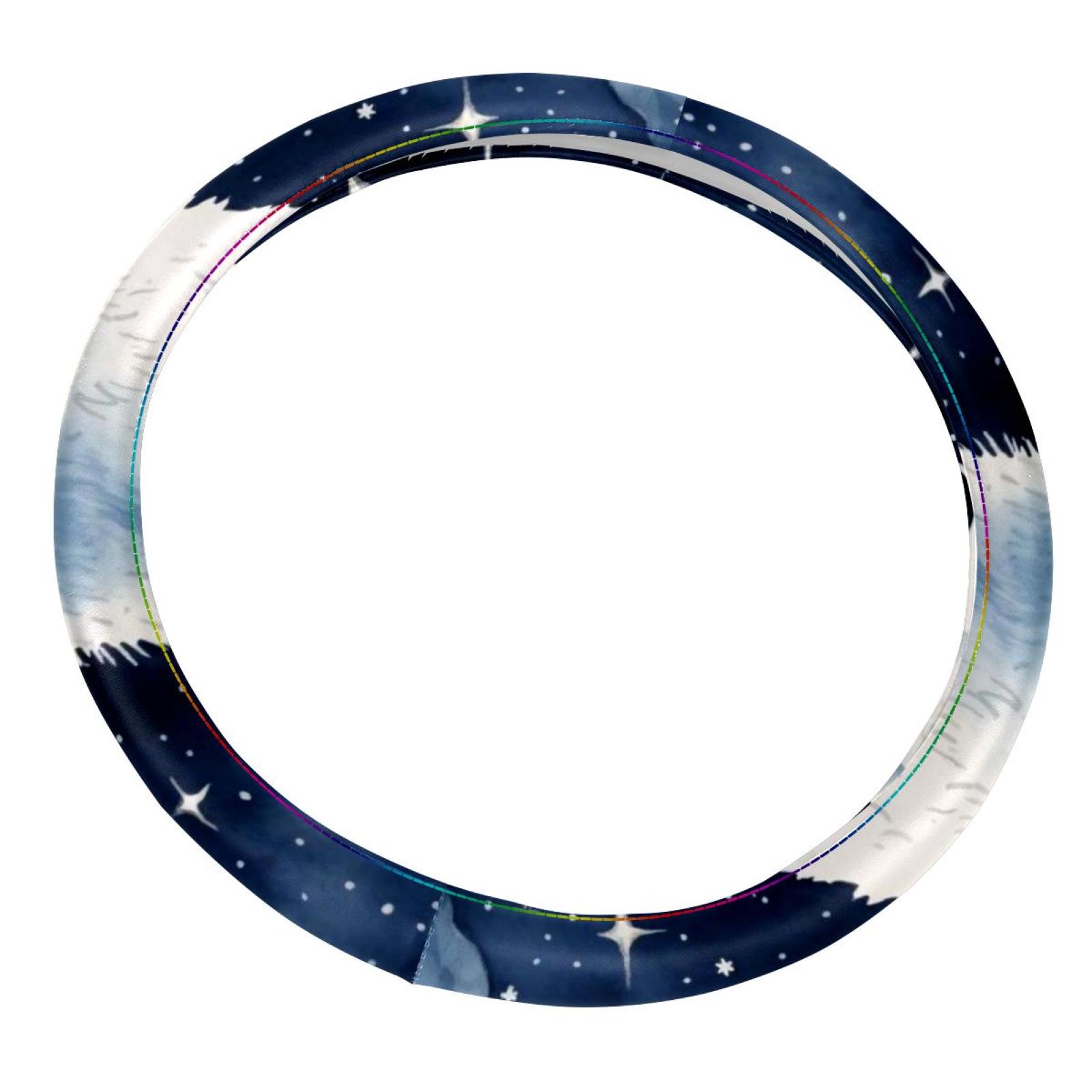 Car Wheel Covers 14.5 Inch PVC Leather Auto Accessories Steering