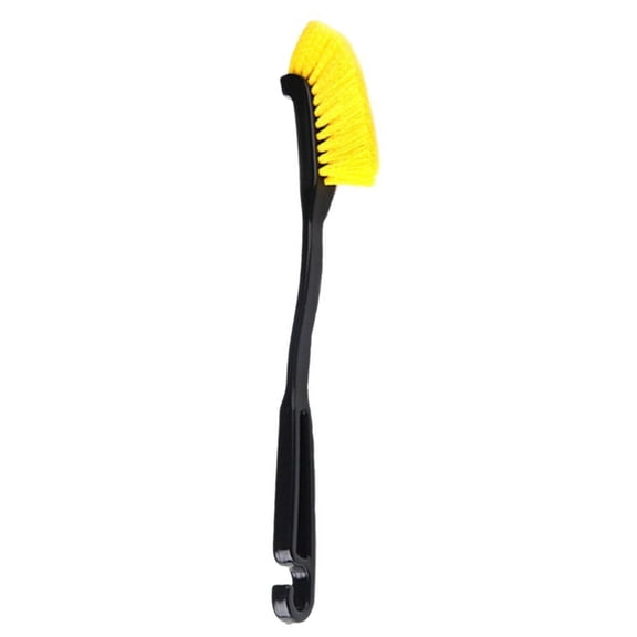 Car Wheel Detailing Brushes ABS Soft Bristles Short Handle Design For Tight Spaces Brake Dusts Cleaner