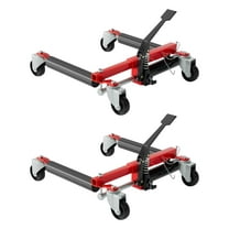 Car Wheel Dolly Jack Set of 2, Hydraulic 1500-lbs Car Skates, Vehicle Positioning Jack, Heavy Duty Rollers with 4 Wheel, Foot Pedal for Tire Auto Repair Moving