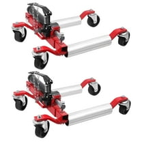 Car Wheel Dolly Jack Set of 2, Hydraulic 1500-lbs Car Skates, Vehicle Positioning Jack, Heavy Duty Rollers with Foot Pedal for Tire Auto Repair Moving