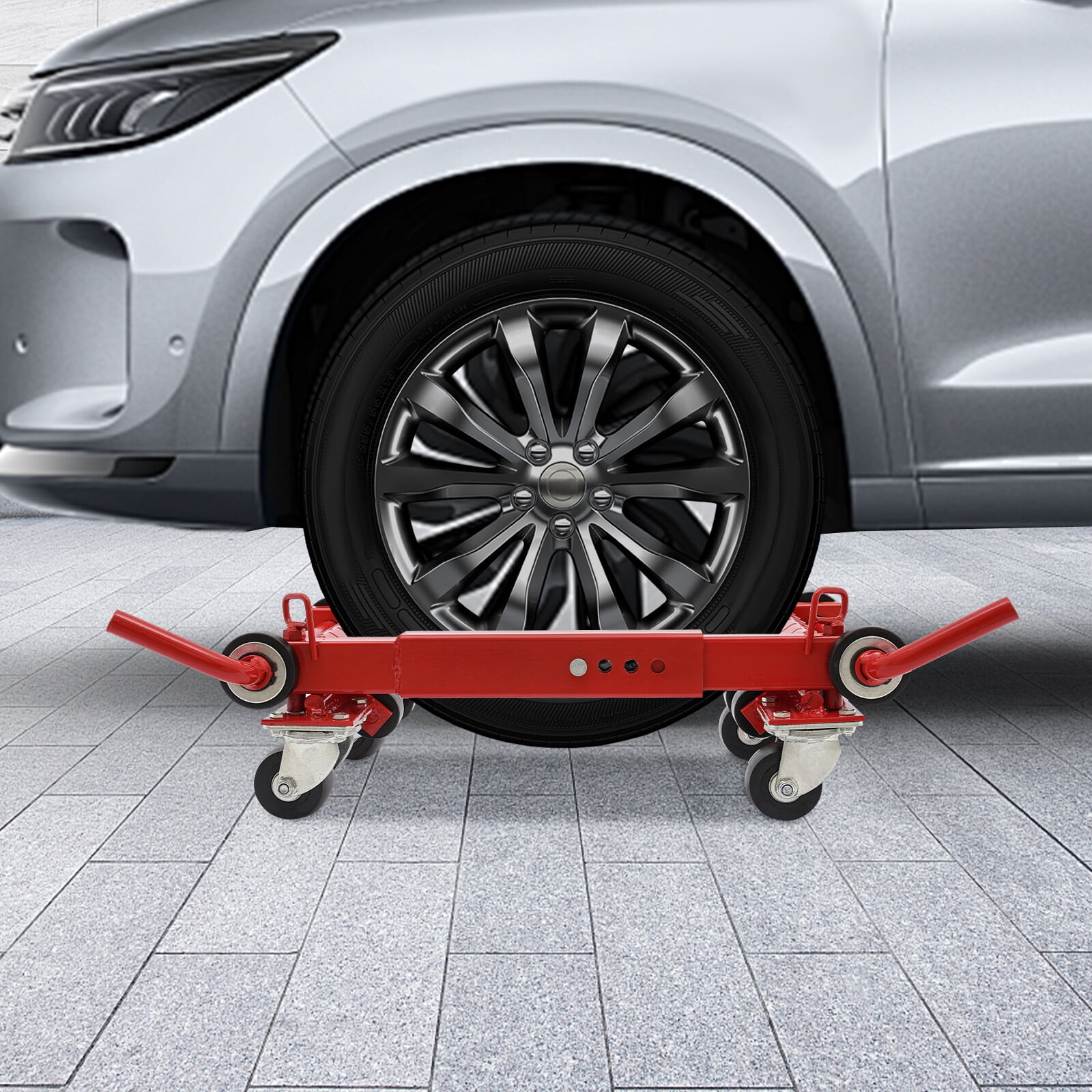 Car Wheel Dolly Lever Lift Tool Car Moving Dolly 2204.62lbs Adjustable ...