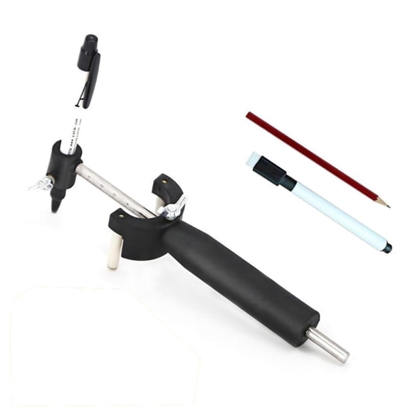 Car Wheel Eyebrow Scriber For Auto Sheet Metal Dent Repair, 5-150mm Wheel Eyebrow Rib Line Parallel Drawing Tool Mark Scriber With Scale