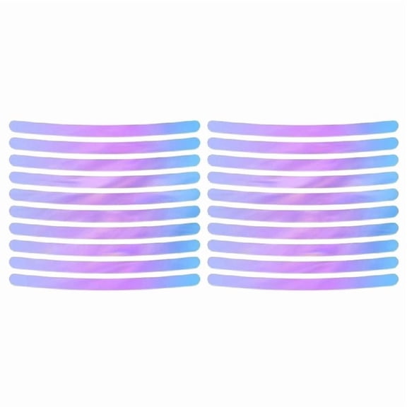 Car Wheel Hub Reflective Stickers Adhesive Decorative Stripe Decal Motorcycle Tire Rims Warning Tape