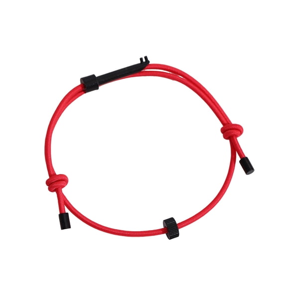 Car Window Breaker Bracelet Escape Tool, Wrist Strap Car Emergency Self Rescue Bracelet, Adjustable EDC Glass Breaker Bracelet, 2 Pack, Red