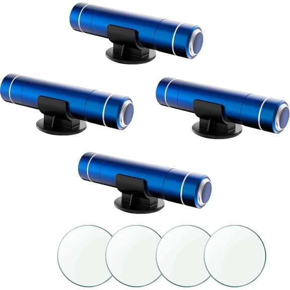 Car Window Breaker Seatbelt Cutter 4 Pack, Car Safety Hammer Glass Breaker Under Water Auto Emergency Rescue Tool, Car Escape Tool with Seatbelt Cutter Safe Hammer Life Hammer Window Punch(Blue)