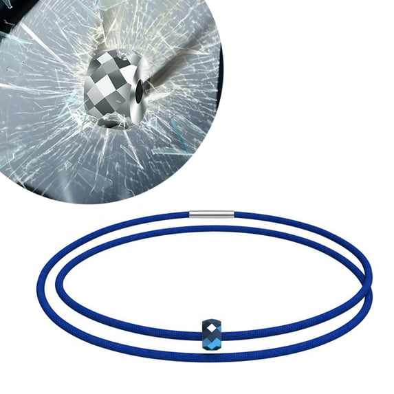 Car Window Breaker Tool,Ungsten Steel Bracelet Stretch Cord,Glass Crusher Safe Self Rescue Ladies Accessories