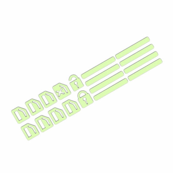 Car Window Button Luminous Sticker Lifter Switch Night Auto Decal ...