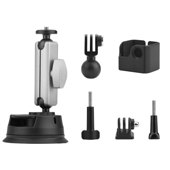 Car Window Camera Mount Stand Windshield Suction Cup Kit for Action Cameras