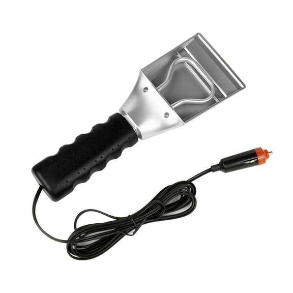 Car Window Cleaning Accessory Electric Windshield Snow Shovel 12V Heated Window Ice Removal Tool Car Windshield Scraper