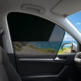 thumbnail image 1 of Car Window Covers, Magnetic Car Front Side Window Shade, 2 Pack Front Seat Side Window Covers with Half Shade, Front Window Covers for Driver, Double Layer Mesh Sun Block UV Protection Covers, 1 of 8