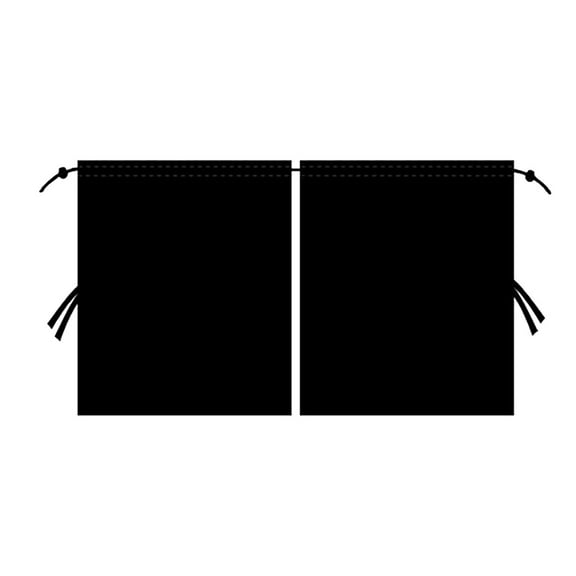 Car Window Curtain Shades Side Window Divider Curtain for Sedan Truck Business Vehicle Sun Block, Black, 55.11*31.49in