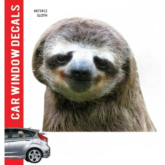 Car Window Decal - 3D - (Sloth)