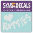 thumbnail image 1 of Car Window Decals: I Love Rotties | Rottweilers Dogs | Stickers Cars Trucks, 1 of 1