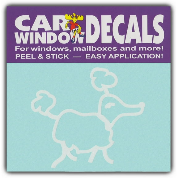 Car Window Decals: Small Size Dog Breed | Family Stick Figures | Stickers Cars
