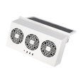 Car Window Fan 3 Cooler Solar Powered Fan Car Ventilator Odors