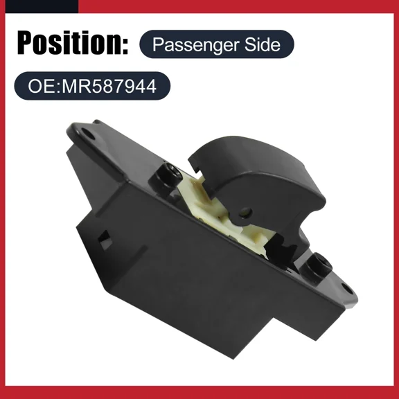Car Window Lift Switch Buttons, for Lancer, for L-200, for Colt, for ASX Passenger Side Electric Control Power Window Switch MR587944