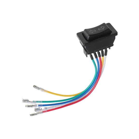 Car Window Power Window 5 Pins Wires Illuminated Rocker Switch Universal