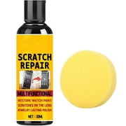 Car Window Scratch Remover, 30ml Windshield Polishing Liquid & Cleaner Kit for Glass, Mirror & Lens Swirl Repair