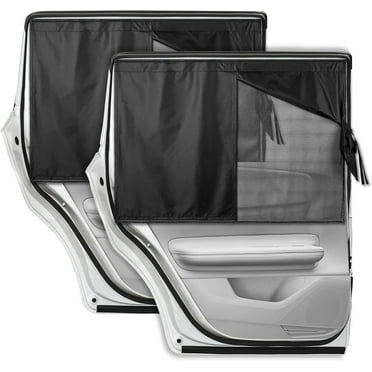 Car Window Shades, Magnetic Car Curtains for Back Windows, Automobile Sun Shade Covers Blocks Heat and UV Rays Glare for Baby Protection,Camping Accessories