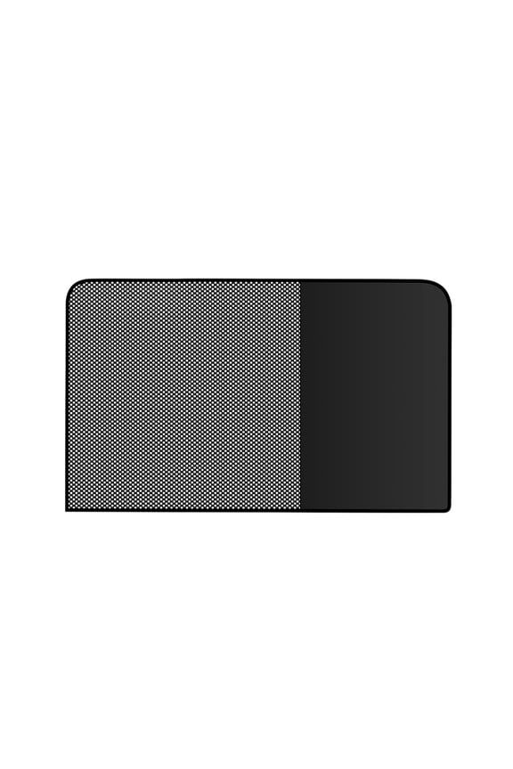 Car Window Shades, Magnetic Side Window Sun Shade Curtain, Half Blackout & Half See-Through Uv Protection & Heat Blocking Car Window Screen Left