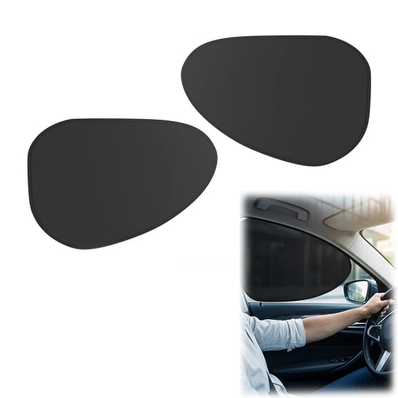 Car Window Shades Side Window Sun Shade, Static Cling UV Protection Sunshade, Universal Fit for Most Vehicles, Foldable(2pc Front)