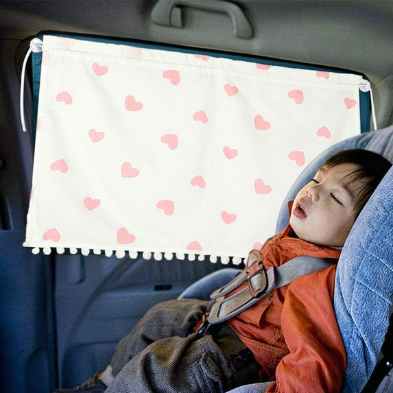Car Window Shades for Side Windows Baby and Kids,Car Back Window Sun Shade Covers,Car Telescopic Suction Cup Curtainfor Truck,19.69x27.56x0.39 in