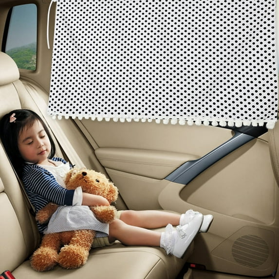 Car Window Shades for Side Windows Baby and Kids,Car Back Window Sun Shade Covers,Car Telescopic Suction Cup Curtainfor Truck,19.69x27.56x0.39 in