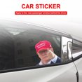 thumbnail image 1 of Car Window Sticker Life Person Size Passenger Ride With Trump President 2020 L, 1 of 10