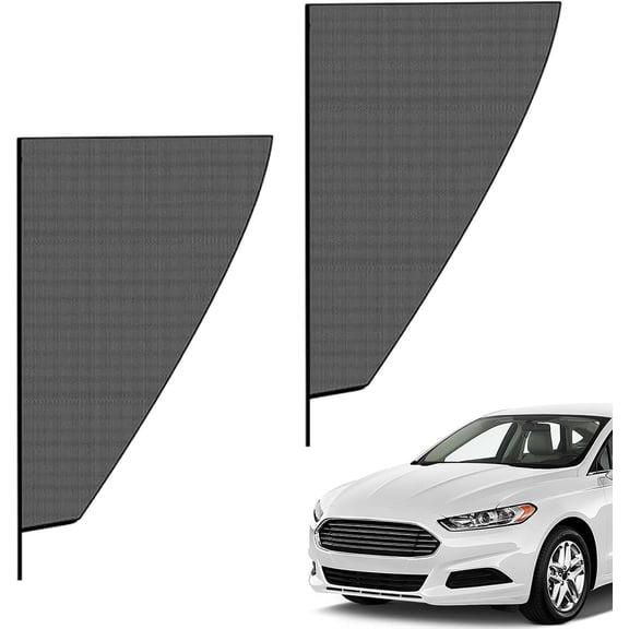 Car Window Sun Shade, 2-Piece Mesh UV Protection Cover for Travel