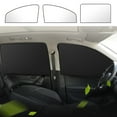 thumbnail image 1 of Car Window Sun Shade Magnetic Full Light Blocking Curtain 10 Strong Magnets UV Protection Heat Insulation For Front Rear Side Windows(Silver), 1 of 9