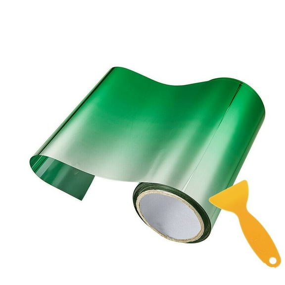 Car Window Sun Visor Strip Tint Film Front Windshield Protect Shade Blocking UV Sticker DIY Film Gradient Colorful Car Stickers