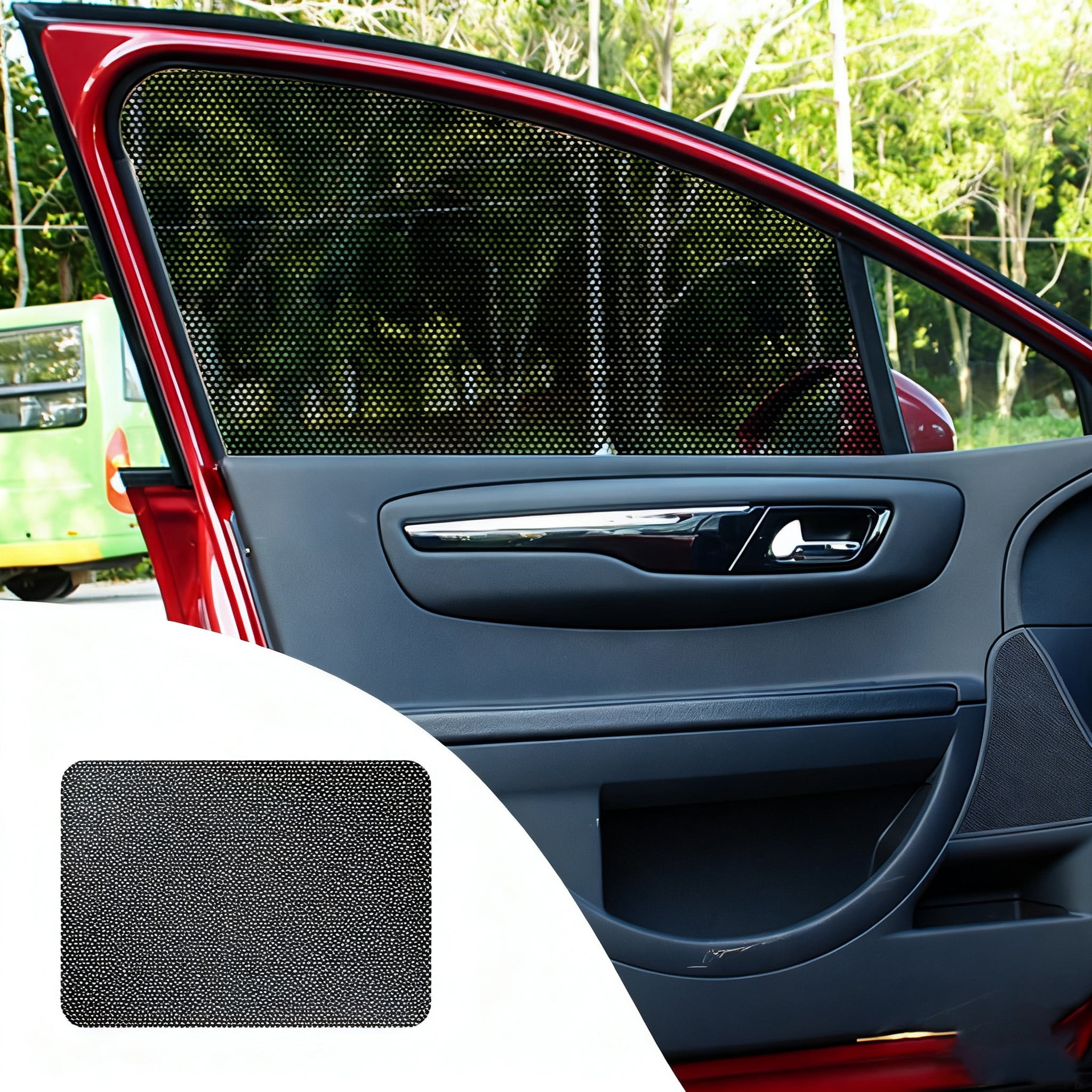 Car Window Sunshade, Electrostatic Film Sun Shield, Adhesive Sunscreen ...