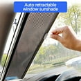 thumbnail image 1 of Car Window Sunshade Retractable Roller Blind, Sun Protection Thermal Insulation Curtain for Side Windows, Pull Down Mesh Shade for UV Block, Easy Install, 1 of 5