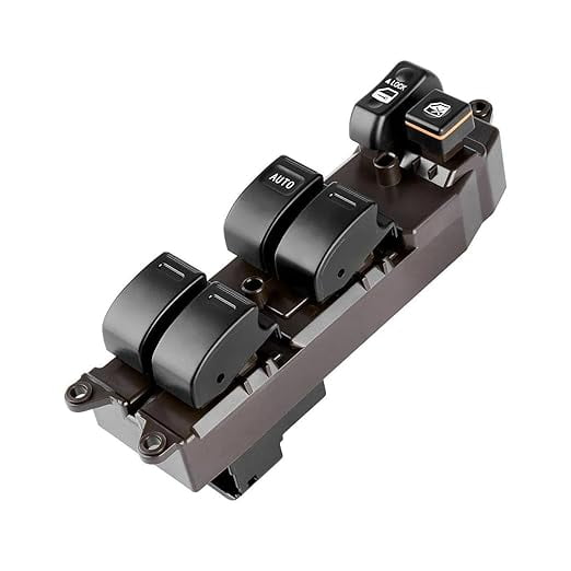 Car Window Switch Control Button 84820-12491 84820-AA050 Power Window Master Switch Driver Side, for Corolla, for Camry, for Sienna 2003-2010