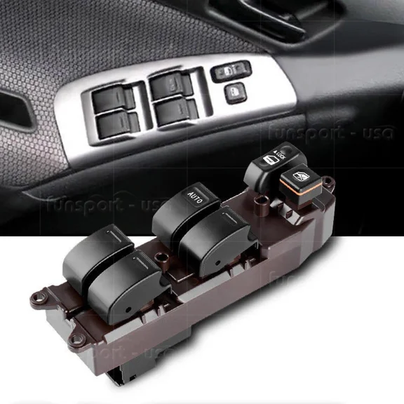 Car Window Switch Control Button 84820-12491 84820-AA050 Power Window Master Switch Driver Side, for Corolla, for Camry, for Sienna 2003-2010