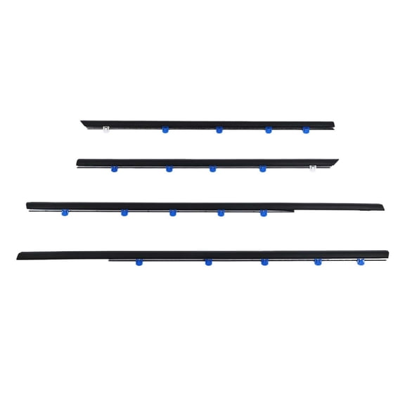 Car Window Weather Stripping Trim Belt for Honda Civic 2012-2015 4-Door Sedan 72450-TR0-A01 72410-TR0-A01 72950-TR0-A01 72910-TR0-A01 Weatherstrip Window Seal
