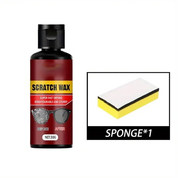 Car Window Windshield Scratch Polishing Wax Car Scratch Remover with Sponge