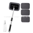 thumbnail image 1 of Car Windscreen Cleaner Brush With Extendable Handle,180° Rotating Auto Window Cleaning Tool With Reusable Washable Pads,Multi-Purpose Demister For SUV,Truck,RV And Household Glass-F, 1 of 1