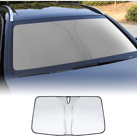 Car Windscreen Sun Shade for Peugeot 3008 (2017 2018 2019 2020 2021 2022 2023 2024), Car Windshield Sun Shade Sun Protection Block UV Rays Sun Visor Accessories.