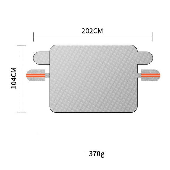 Car Windshield Cover 1PC,Snow Protector57.48x27.56in,Aluminum Film Sun Shade for All Seasons Vehicle Protection & Camping Mat