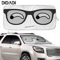thumbnail image 1 of Car Windshield Cover,DIDADI Front Auto Windshield Cover Sun Shade with Cute Cartoon,Foldable Car Front Window Sunshade for Most Sedans SUV Truck,Blocks UV Rays,Keep Your Vehicle Cool, 1 of 8