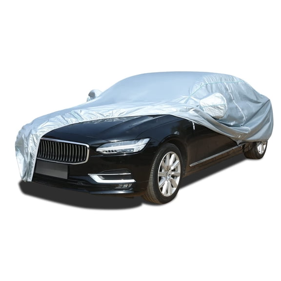 Car Windshield Cover for Ice and Snow, 4 Layers Hail Sun Rain Protection, Waterproof Winter Frost Protector Exterior Front Window Covers Universal for Car SUV Van All Weather 68.5" x 47"