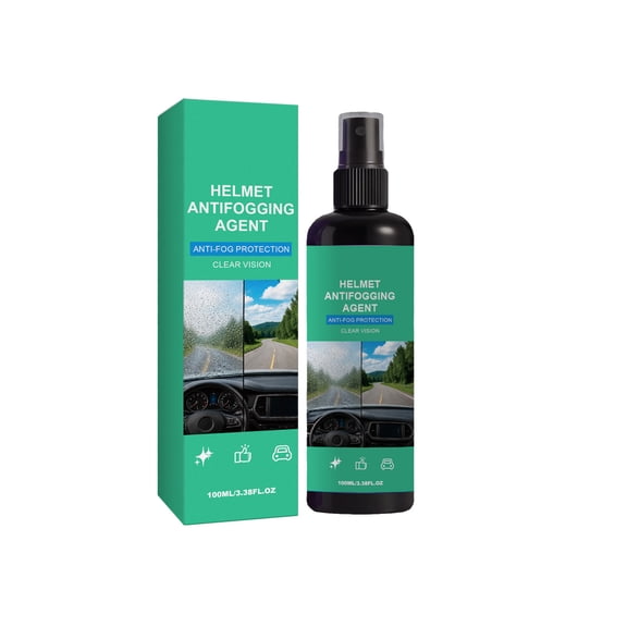 Car Windshield Defogger Spray - Anti Fog Glass Cleaner For Foggy Windows, 100ml Bottle 1 Pack