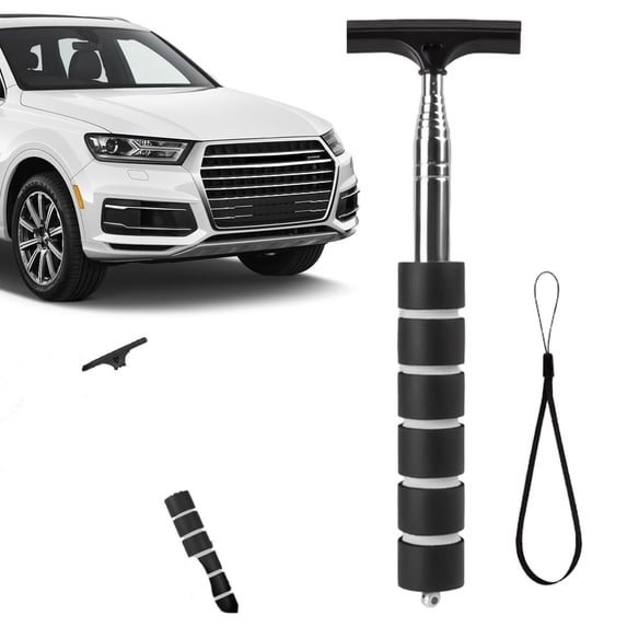 Car Windshield Glass Cleaner Microfiber Window Cleaning Brush with Extendable Handle for Interior and Exterior Wash