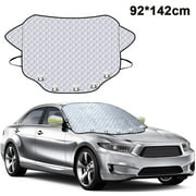 Car Windshield Hail Cover, Windshield Cover for Ice and Snow With 4 Layers Protector & Magnets Double Fixed Design All Weather Outdoor Car Snow Covers,UV-resistant Windshield,small