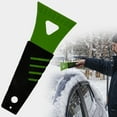 thumbnail image 1 of Car Windshield Ice Scraper, Anti-Scratch Snow Removal Scraper with Sponge Grip, 7" Windshield Cleaner Tool to Remove Snow Frost and Ice, Universal Winter Car Accessories (Green), 1 of 9